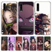 【นานาโกะอิเล็กทรอนิกส์】Demon Slayer Kamado Nezuko เคสโทรศัพท์สำหรับ Huawei P30 P20 P40 P50 Mate 40 30 20 10 Pro P10 Lite เคสของขวัญสั่งทำ Coque