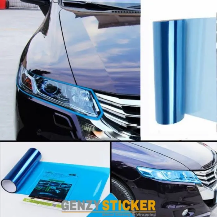 Skotlet Hybrid Biru Motor 1roll Murah Full Body Keren Stiker Viral Tik