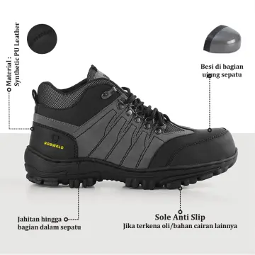 Sepatu safety 2024 anti air