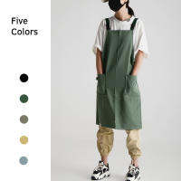 ร้านอาหารญี่ปุ่นผ้าใบ canb กันน้ำ Coverall overalls ผ้ากันเปื้อนผ้าฝ้ายทำความสะอาดห้องครัว use