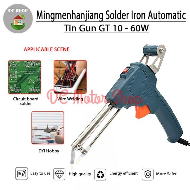 Solder Iron Automatic Tin Gun 60W GT10/Solder Listrik Timah Otomatis