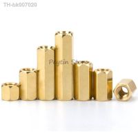 ☈●  10Pcs M5 M6 Double Hexagonal Copper Column Chassis Main Board Isolation Column Hollow Copper Column Nut Column Support Column