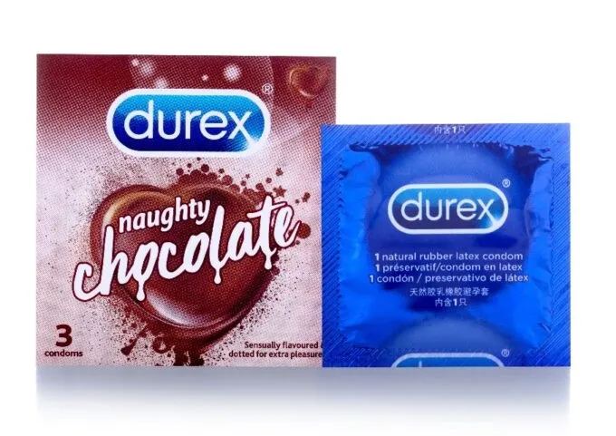 bao cao su durex chocolate