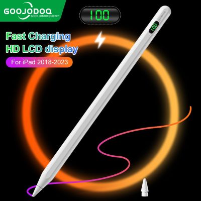 สำหรับดินสอ2 1ปากกา Ipad พร้อมจอแสดงผล LCD ดินสอปากกาปากกาสไตลัสความไวสูงเอียงฝ่ามือ GO40สำหรับ Ipad 2018 - 2023