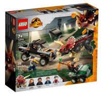 LEGO Jurassic World Triceratops Pickup Truck Ambush 76950