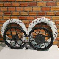 ชุดล้อแม็กซ์ Y55 สำหรับรุ่น CLICK 125i  มีจุ๊บเลสแถมให้ พร้อมยางนอก Tubeless ไม่ต้องใส่ยางใน **ราคายกชุดพร้อมใส่ได้เลย**