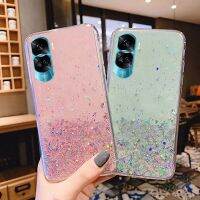 สำหรับ Honor 90 Lite 5G 90 Lite 90 Pro Honor90ซิลิโคนเคส TPU เคสโทรศัพท์กากเพชรดาวบางพิเศษเป็นรูปดาวท้องฟ้าเต็มไปด้วยดวงดาวเคสด้านหลังแฟชั่นน่ารักกันกระแทก