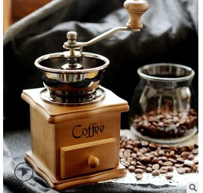 【พร้อมส่ง มีปลายทาง】เครื่องบดกาแฟ รุ่น Gion Coffee Grinder เครื่องบดเมล็ดกาแฟ แบบมือหมุน อุปกรณ์ชงกาแฟ สแตนเลส เครื่องปั่น ปั่นกาแฟ กาแฟดริป  กาแฟ (กล่องไม้คลาสสิค)  ☕🫘
