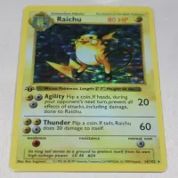 1996 1st รุ่น Pokemon Foil แฟลชการ์ด Charizard Blastvenusaur Alakazam Mewtwo Zapdos คอลเลกชันเกมพร็อกซีการ์ด