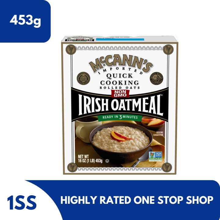 McCann's Imported Quick Cooking Irish Oatmeal, 453g Lazada PH
