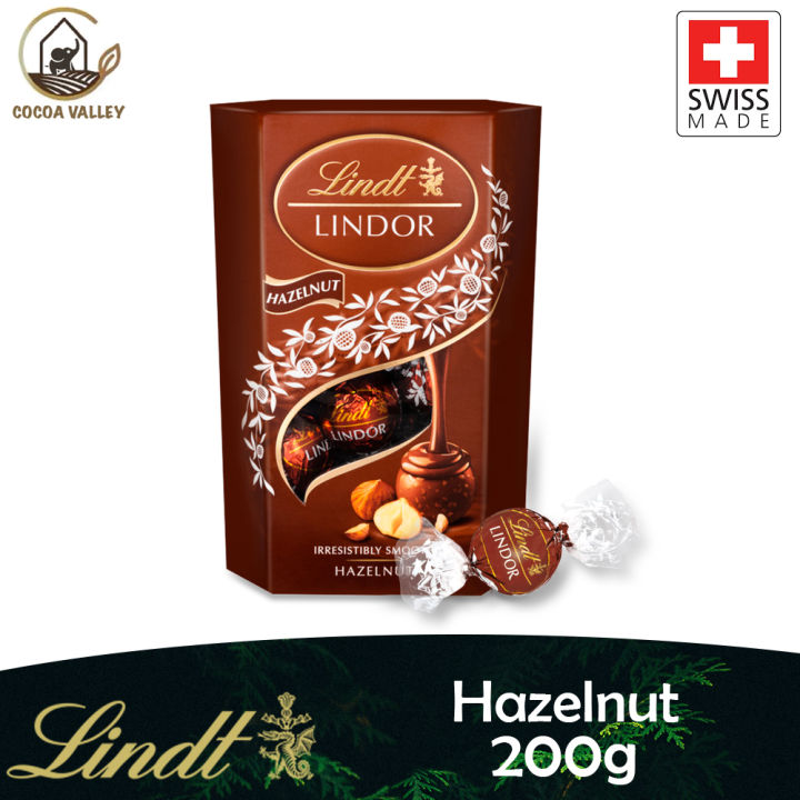 Lindt Lindor Hazelnut Milk Chocolate Truffles 200g Swiss Made` Lazada 2204