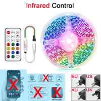 WS2811 Dream RGB Led Strip 12V InfraredBluetoothWiFi Tuya Control RGBIC Led Tape Light Flexible Ribbon For Room Decoration