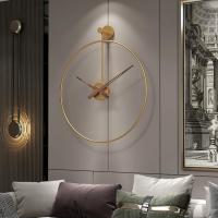 Home Living Room Decoration Luxury Large Wall Clock Iron Modern Design Bedroom Office Room Decorative Clocks Watch Gift 40cm