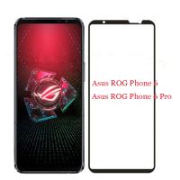 (SHANG LONG)Asus ROG Phone 6 Pro,กระจกเทมเปอร์ขอบสีดำ9D ASUS ปกป้องหน้าจอสำหรับ Rog6ปกป้องป้องกันทุกส่วน6pro