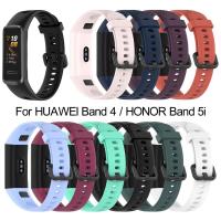 +【； Strap For  Honor Band 5 4 Wristbands Sport Band Silicone Replacement Bracelet For Honor Band  5I ADS-B19 Smart Accessories