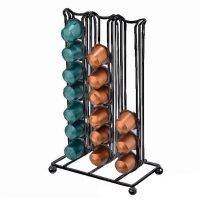 【YF】 Cápsulas de Café e Pods Holder Dolce Gusto Storage Stand Iron Display Rack Organizador para Bar Escritório 42PCs