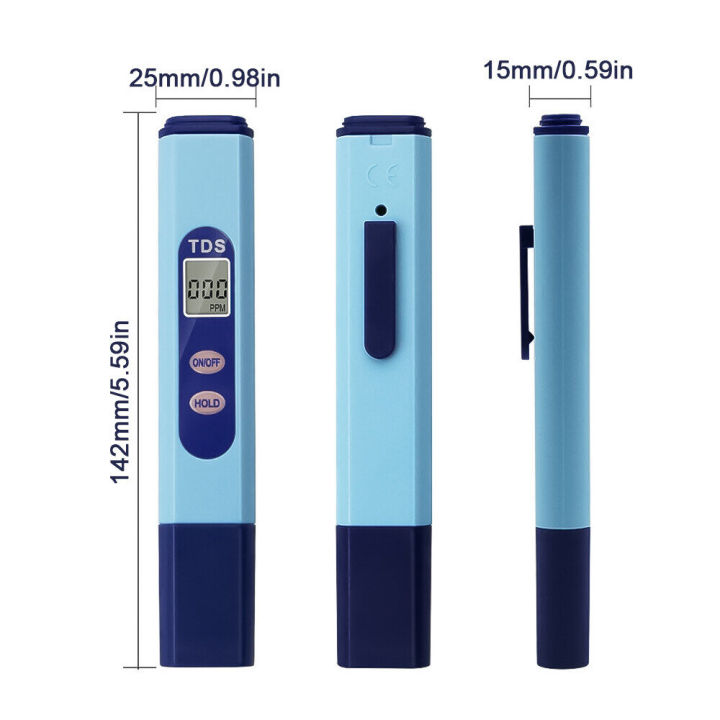 pcbfun-tds-tester-เครื่องวัดคุณภาพน้ำ0-9990-ppm-ช่วงการวัดสำหรับอุตสาหกรรมเพาะเลี้ยงสัตว์น้ำโรงพยาบาลสระว่ายน้ำ