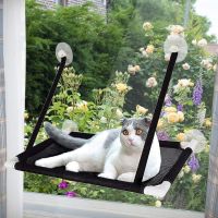 ۞ Cat Bed Hanging Window Hammock for Cats Comfortable Canvas Pet Kitty Sunny Seat Mount Bearing 10kg