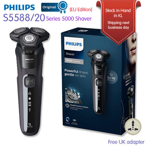 Philips S5588/30 S5588/20 Series 5000 Dry and Wet Electric Shaver