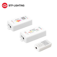 【♘COD Free Cas♘】 122cc store Sp110e บลูทูธ Ws2811 Ws2812b Sk6812 Rgb/Rgbw เครื่องควบคุมดนตรีแสง Led และดนตรี Sp107e Apa102 Sp105e Ws2801พิกเซลแอลอีดี Strip Leds Dc5v-24v