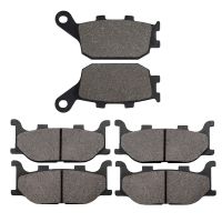 Motorcycle Front and Rear Brake Pads For Yamaha FZ6 Naked Fazer Piston Caliper 2004-2007 XJ6 N F S SP Diversion 600 2013-2015