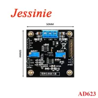 AD623 Instrumentation Amplifier Module CNC MCP41100 Gain Adjustment Differential Model Programmable Amplifier Board