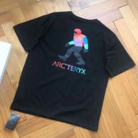 เสื้อทีเชิ้ตแขนสั้นชายนกใหม่2023 Arcteryx ดั้งเดิมเสื้อยืดคนรักชายและเสื้อยืดผู้หญิงพิมพ์ลายหย่อนใจแฟชั่นโจ๊กเกอร์ไขมันสีฟ้า