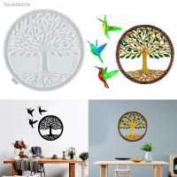 ☃△ Tree of Life Wall Hanging Decorative Crystal Epoxy Resin Mold Home Wall Pendant Silicone Mould DIY Craft Casting Tool