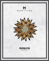 กระจกตกแต่งผนังดีไซน์ Muro Living รุ่น ROSLYN