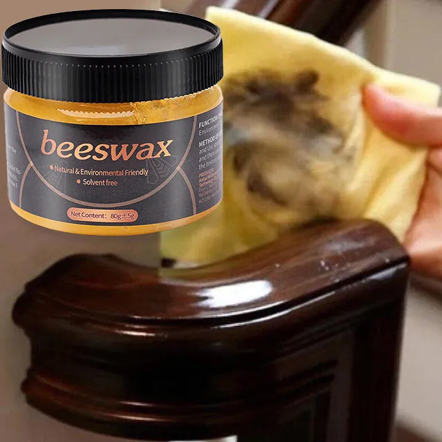 Natural Beeswax Wood Polish Wax Furniture Polishing Restoration and
