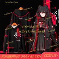 ใหม่ เสื้อกันหนาว มีฮู้ด พิมพ์ลายอนิเมะ PUNISHING Grey RAVEN 3D ทรงหลวม สําหรับผู้ชาย และผู้หญิง QC7311702