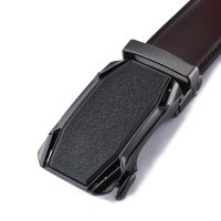 Fashion Automatic Buckle Belts Male Mens Belt For Men Genuine Leather High Quality Designer Luxury Accessories Gift 130Cm Long