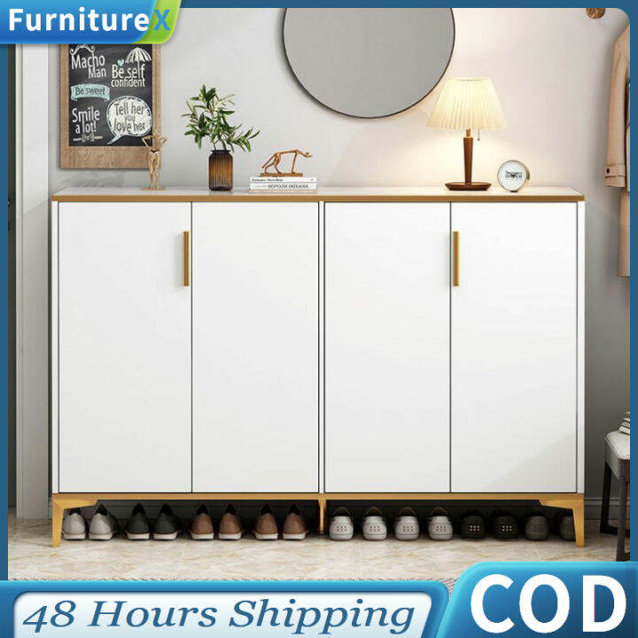 FX Multi Layers Fashion Wood Shoe / Large Capacity Hall Storage