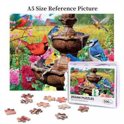 Hidden Image Glow - Garden Of Song Wooden Jigsaw Puzzle 500 Pieces Educational Toy Painting Art Decor Decompression toys 500pcs