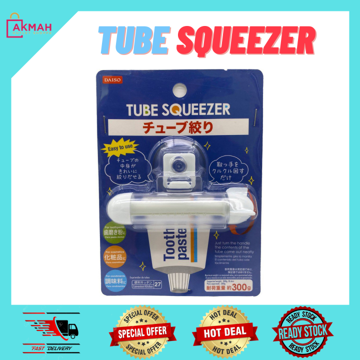 [READY STOCK] Toothpaste tube squeezer dispenser Daiso Tube Squeezer Lazada
