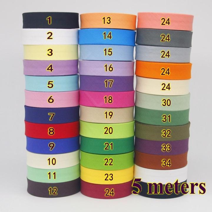 2021100-cotton-folded-bias-binding-tape-20mm-width-34-fold-cloth-tape-small-packs-diy-sew-material-handmade-craft-sewing-5mlot