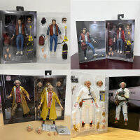 ต้นฉบับ neca รูปกลับไปในอนาคตส่วน II marty 1985 Griff McFly แทนนิน DOC สีน้ำตาล hazmat สูทรูปการกระทำของขวัญคริสต์มาส