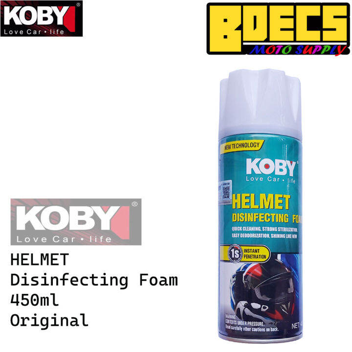 Koby Helmet Disinfectant Foam 450ml Universal use Original I Bdecs