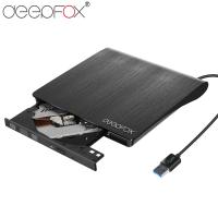 Deepfox เครื่องบันทึกไดรฟ์ภายนอก USB 3.0 DVD-RW/CD-RW Burner ไดรฟ์ออปติคัล CD DVD ROM สำหรับแท็บเล็ตพีซี