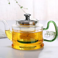 Heat Resistant Borosilicate Glass Teapot With Stainless Steel Infuser