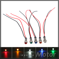 Xiangtanzong เรือ5x รถยนต์12V-24V 6Mm ไฟชุดสัญญาณไฟ LED แผงไฟสัญญาณเตือนแผงแดชบอร์ด