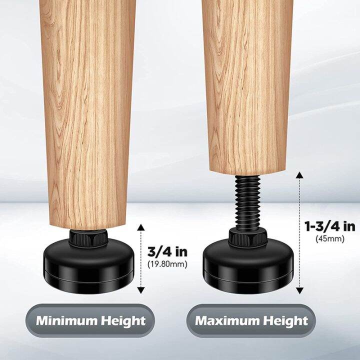 adjustable-furniture-leveling-feet-adjustable-leg-levelers-for-cabinets-sofa-tables-chairs-raiser-with-t-nut-kit