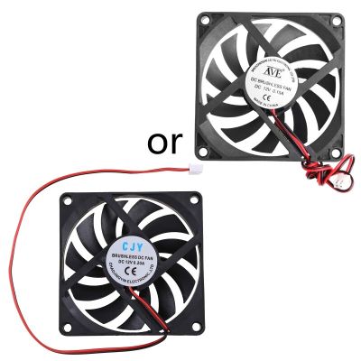 8010 PC Radiator 80mm Cooling Fan 2600rpm for Dc Brushless 80X80X10mm 12V Desktop PC Miner Cooler Fans CPU System Heats