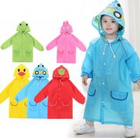 1PCS Childrens Cartoon Raincoat Korean Childrens Rain Gear Cute Baby Poncho Household Goods Playground Songkran Festival