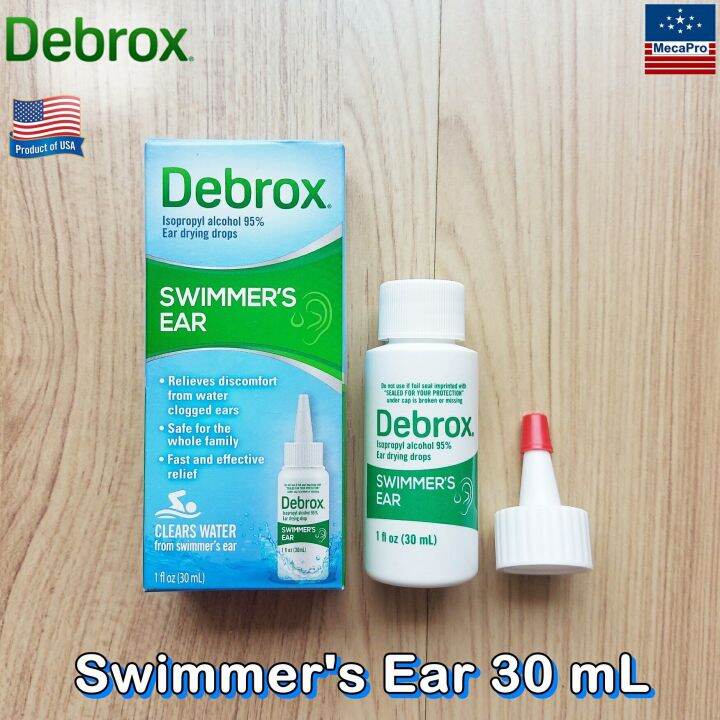 Debrox® Swimmer's Ear Drying Drops for Adults & Kids 30 mL ผลิตภัณฑ์ ลดอาการหูอุดตัน หูอื้อ หลัง