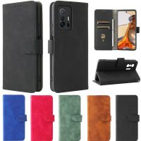 【Electronic Store】สำหรับ Xiaomi Mi 11ครั้ง11ครั้ง Pro กรณีหนังปกป้องเชลล์ Etui หนังสือ F Unda Xiomi Mi11T 11 TPRO 11 Tpro ปกพลิกกระเป๋าสตางค์ซองกระเป๋า