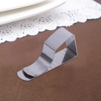 Stainless Steel Table Cover Clamp, Table Cover Clip, for Restaurant Parties Buffets Weddings