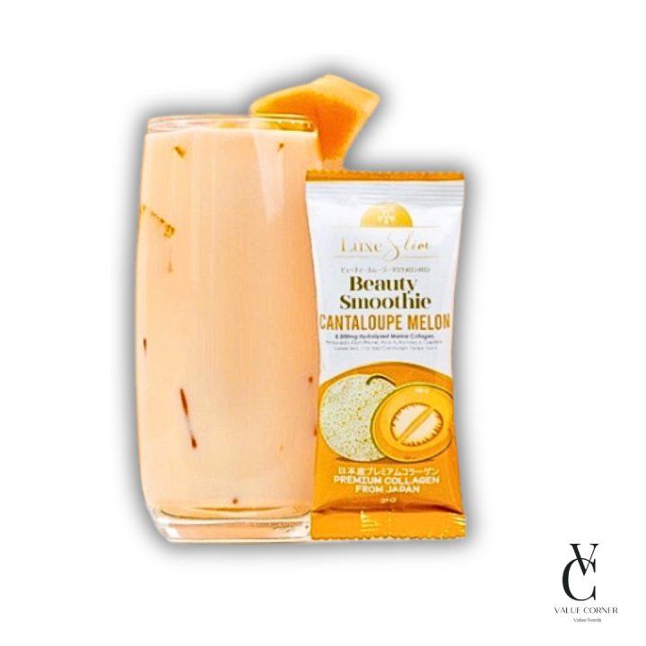 Luxe Slim Beauty Drink Smoothie Cantaloupe Melon with Hydrolyzed Marine