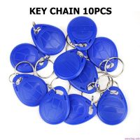 KEY CHAIN 10PCS   พวงกุญแจคีย์การ์ด RFID พวงกุญแจหยดน้ำ คีย์การ์ดพวงกุญแจ Areyourshop 10Pcs Readable RFID Tokens 125Khz EM4100 Tags ID Card Key Chain Card Access