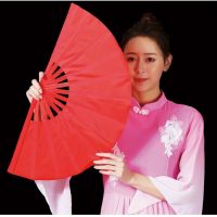 Tai Chi Kongfu Fan Chinese Traditional Martial Arts Kongfu Fan Ventilador Portable Bamboo Hand Folding Fans Performance Props